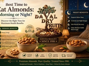 Best Time to Eat Almonds: Morning or Night?