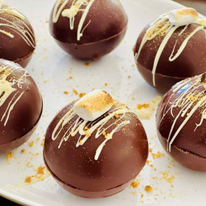 S'mores Hot Cocoa Bombs
