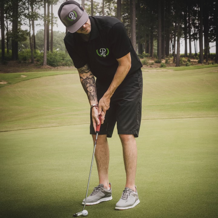 Thumbnail: Perforated Propr. Golf Hat | Grey/Black