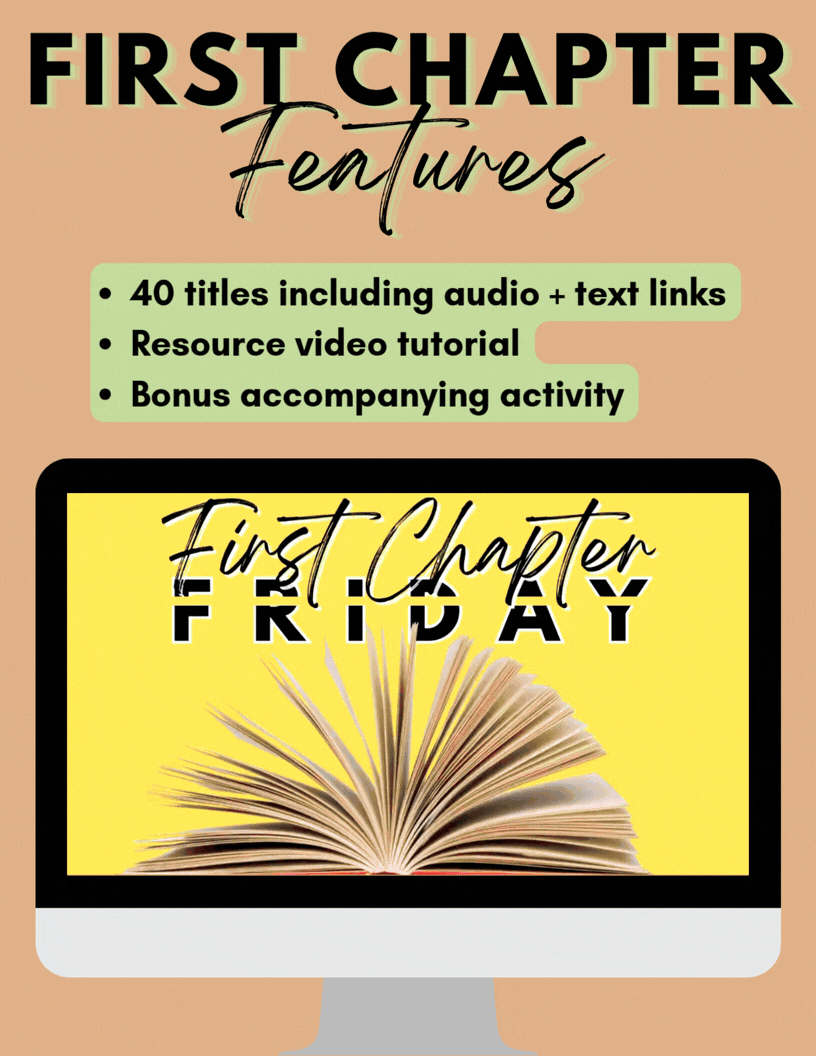 First Chapter Friday High School ELA | Simply Ana P.