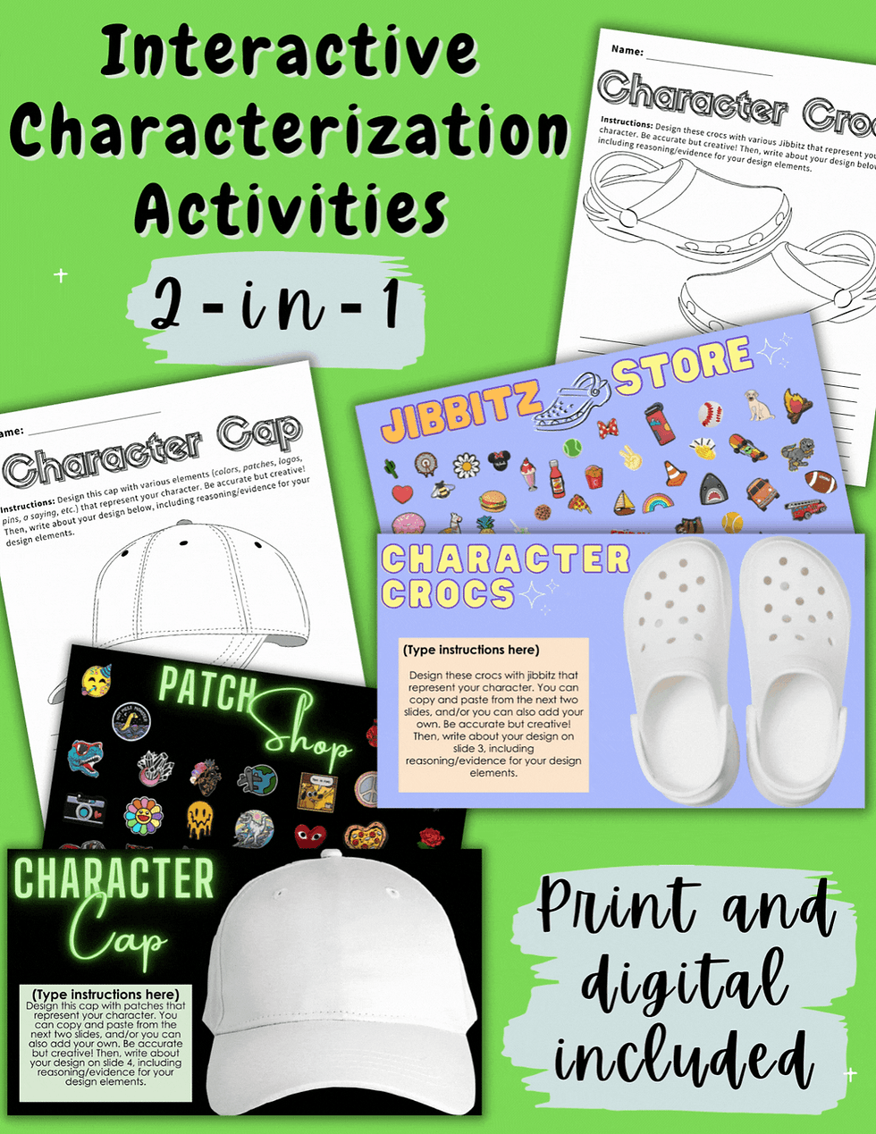 Character Cap / Character Crocs