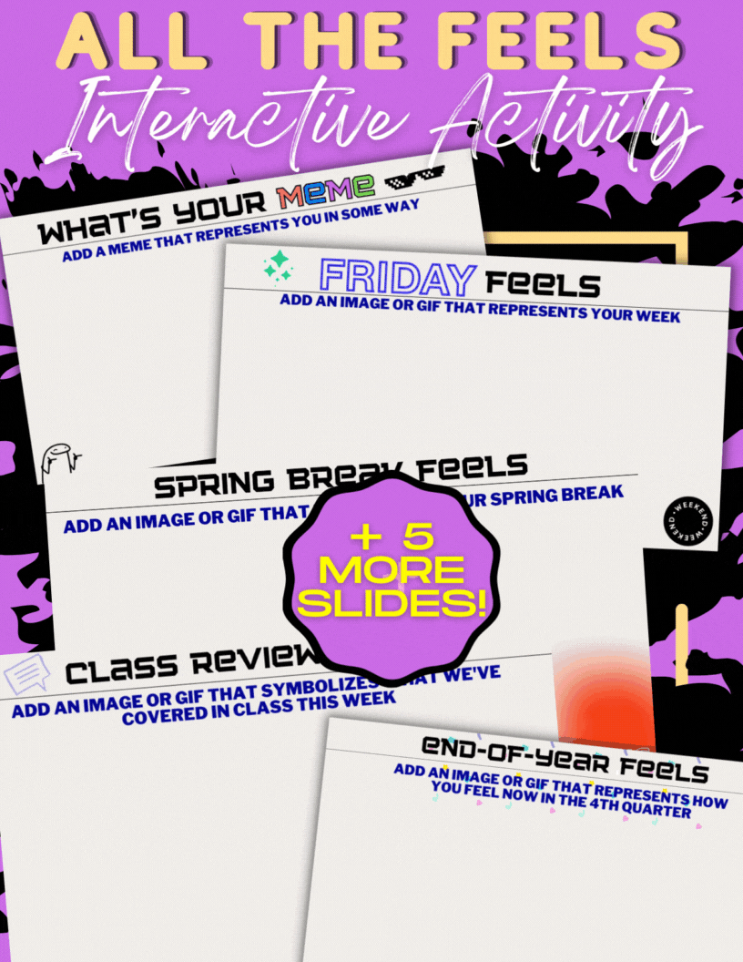 Quick Icebreaker / Brain Break Activity (Google Slides + Jamboard