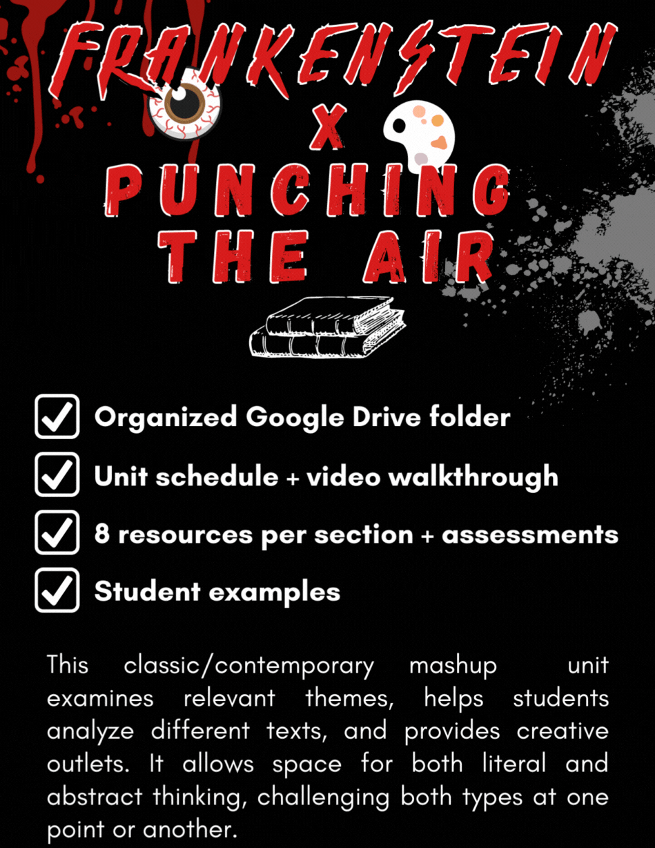 Frankenstein X Punching the Air Unit Simply Ana P