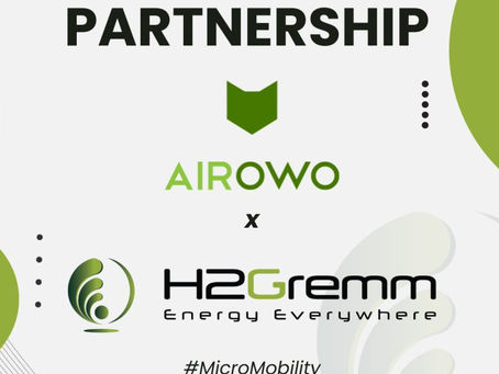 AIROWO & H2Gremm a Partnership ! Hydrogen Refuelling Station Solution