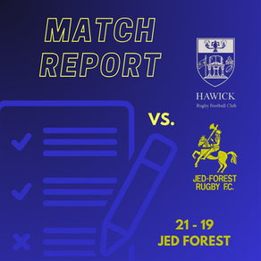 MATCH REPORT: HAWICK VS. JED