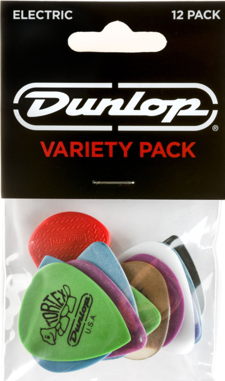 Dunlop Electric Picks - Variety Shape Mix 12pk