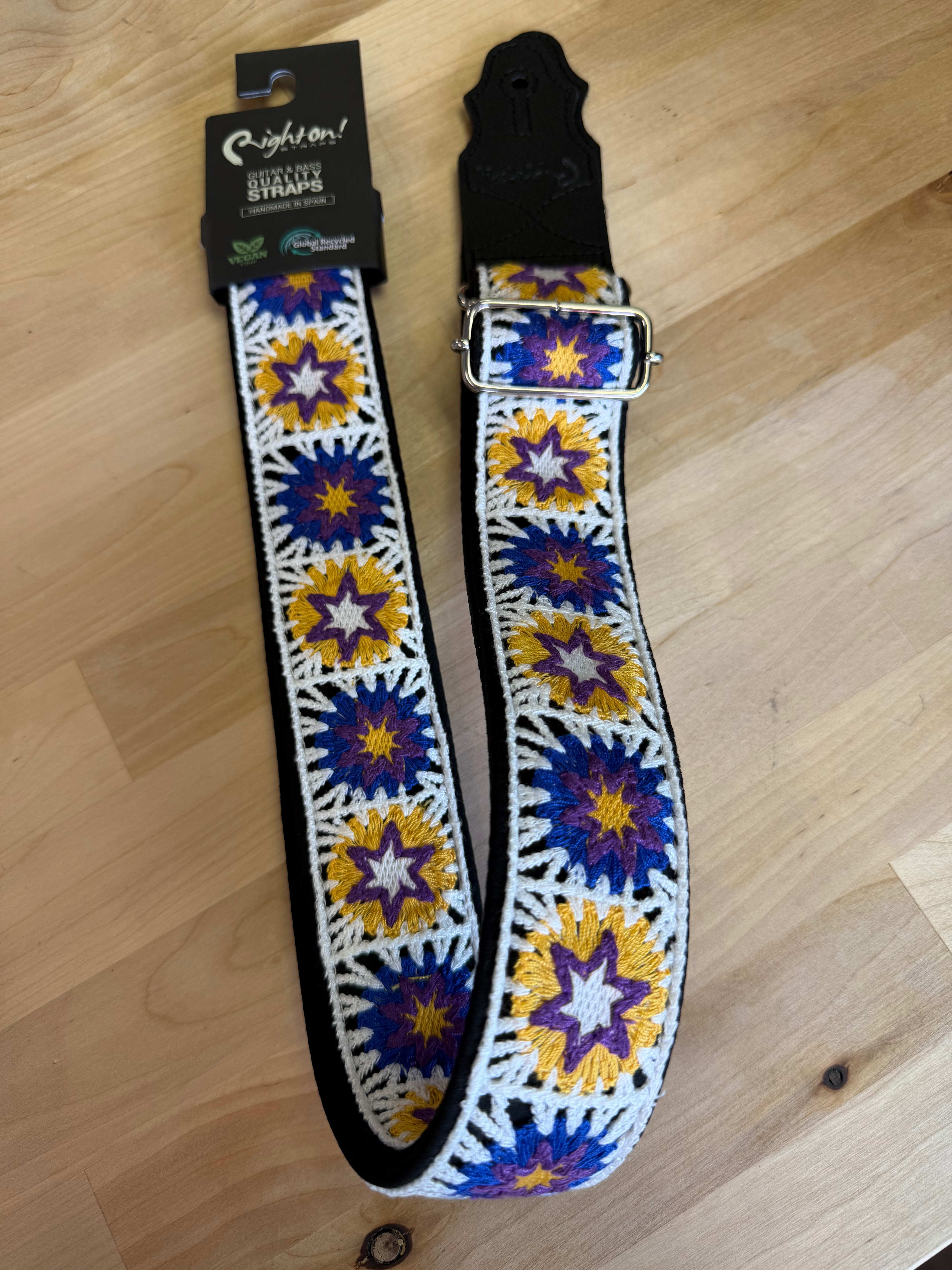 Right On! Standard Plus Crochet Guitar Strap