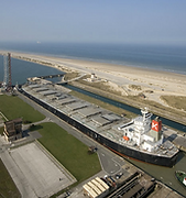 Vue par drone photo et vidéo site portuaire.