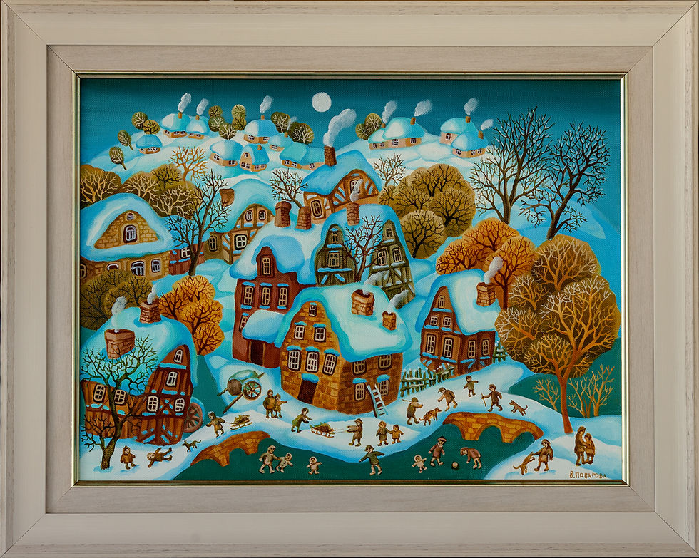 Winter village