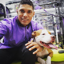 Bear🐶🐾 always happy after his bath🚿🐶#delvallepetgrooming #ufff #dogsofinstagram #dog #doglover #