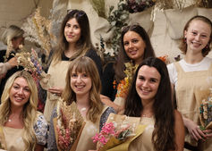 Manchester fun group events with flower making workshops, perfect for birthday celebrations, hen do parties, and corporate events.