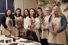 Manchester fun group events with flower making workshops, perfect for birthday celebrations, hen do parties, and corporate events.