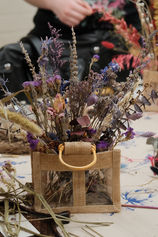 Fun beautiful flower arrangement workshop masterclass event in Manchester
