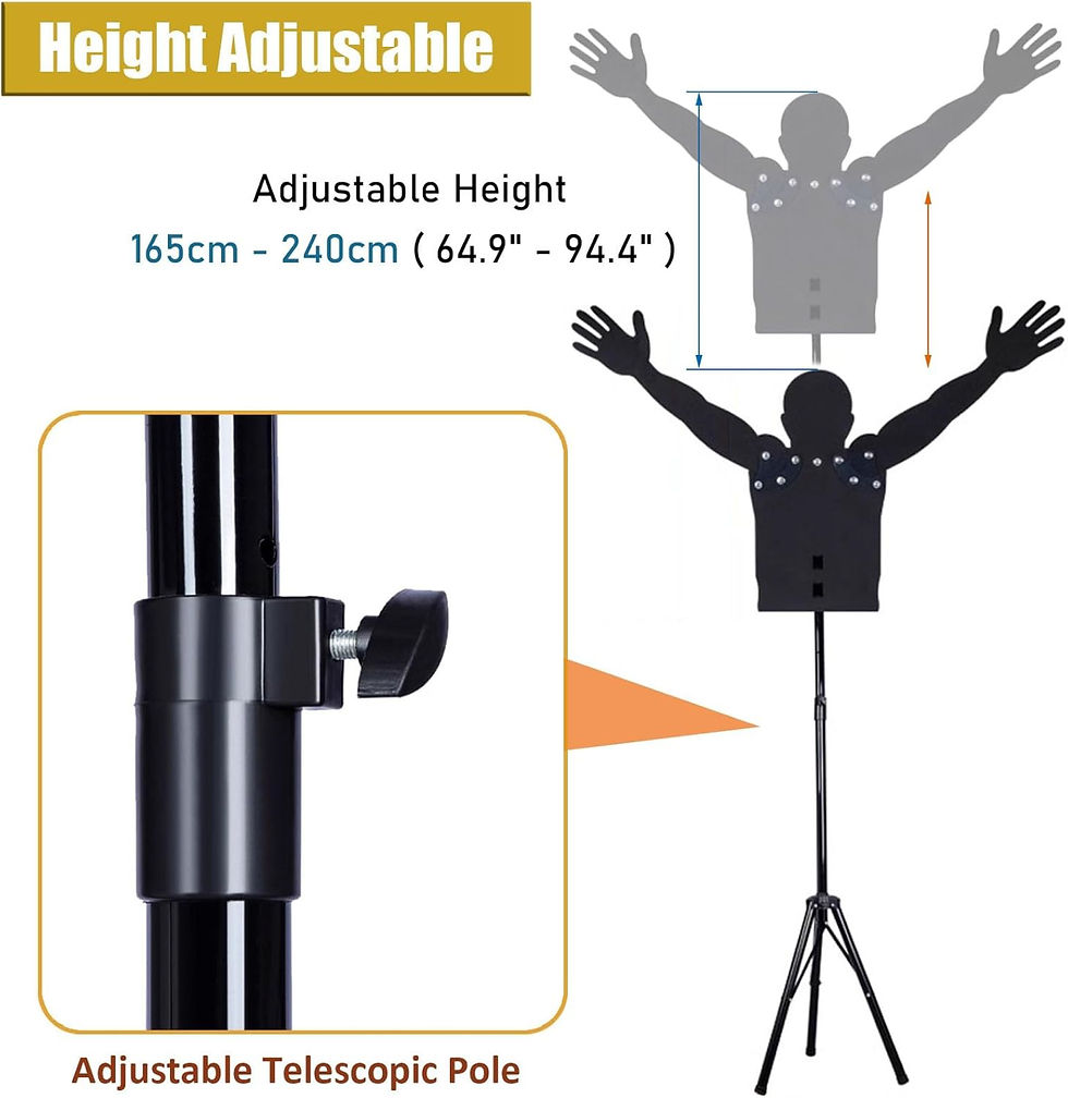 Miniatura: Muñeco con altura variable para baloncesto