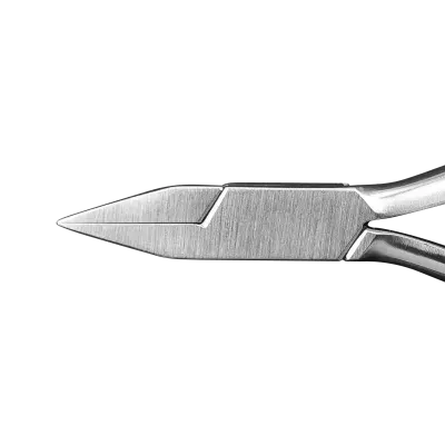 Second Hand: ECO cuticle nippers with curved cutting edge, 10 cm