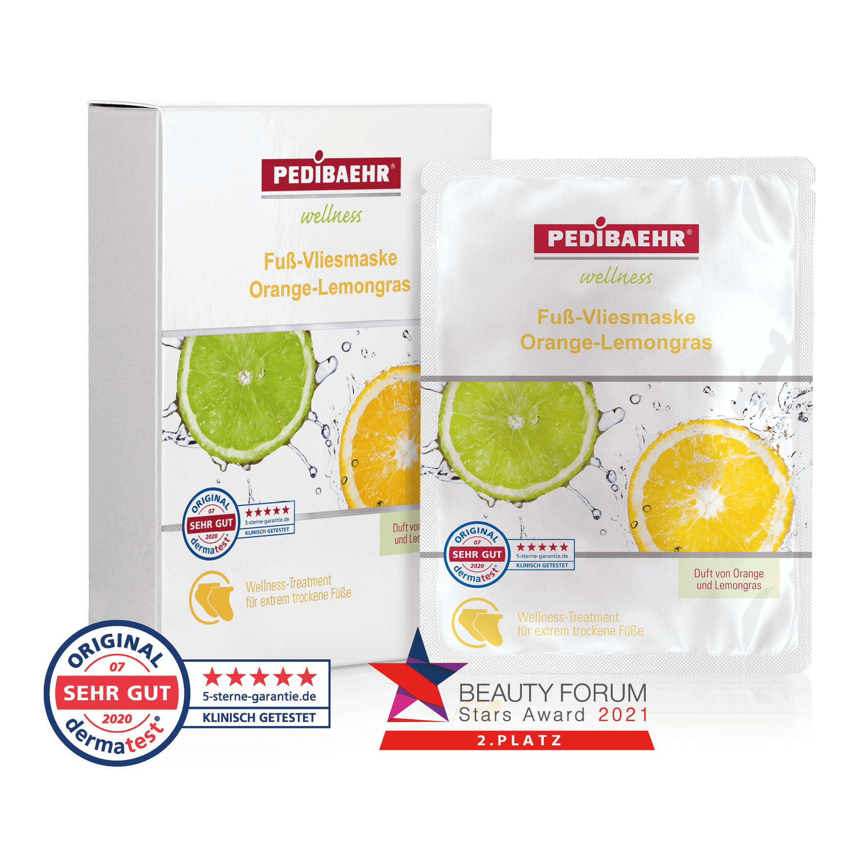 Orange-Lemongrass Foot Mask