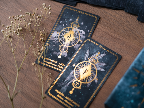 Slightly imperfect | The Runic Odyssey Oracle - Dark Edition | Hievaya