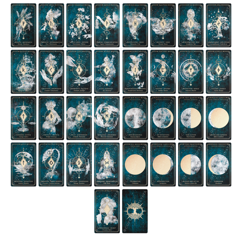 The Runic Odyssey Oracle - Dark Edition | Hievaya