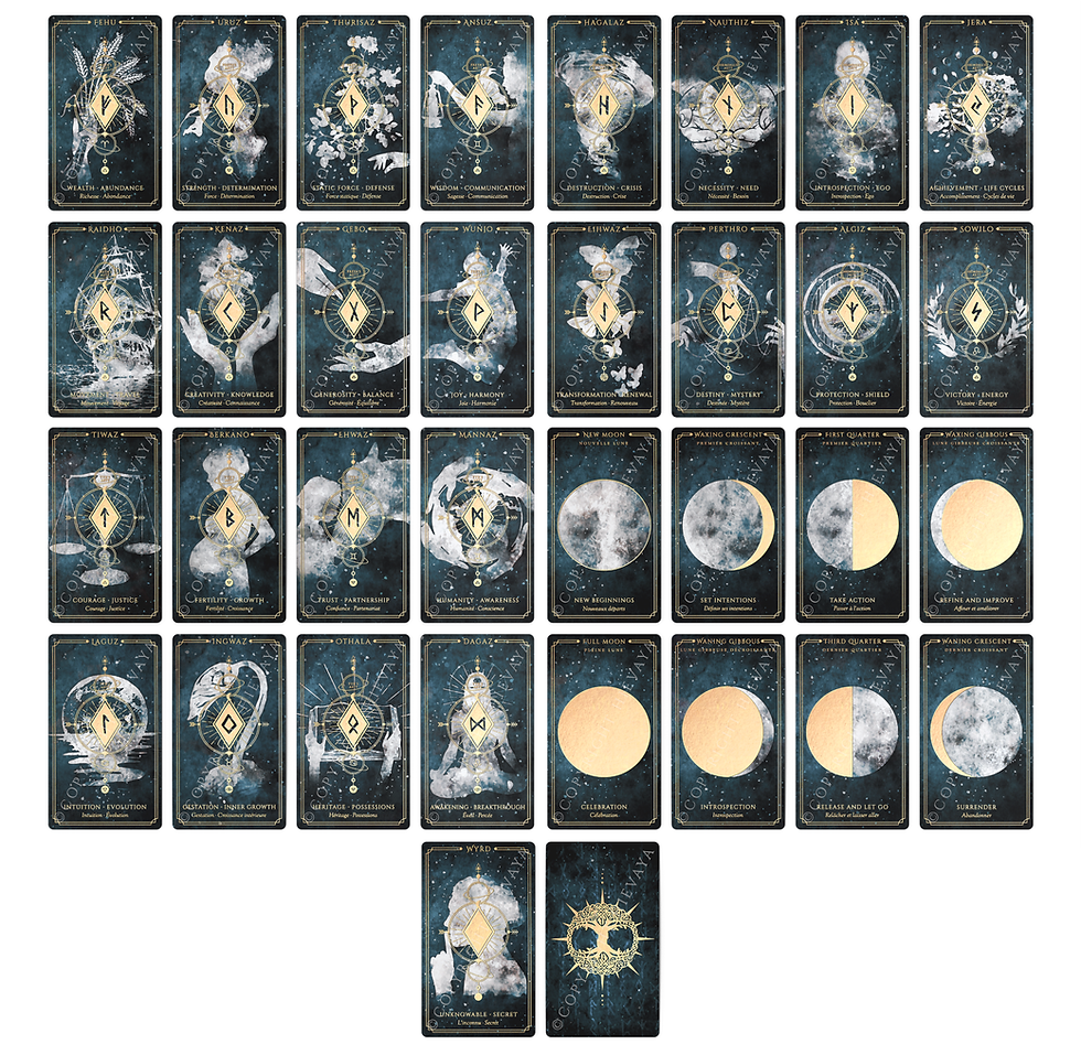 Thumbnail: Slightly imperfect | The Runic Odyssey Oracle - Dark Edition