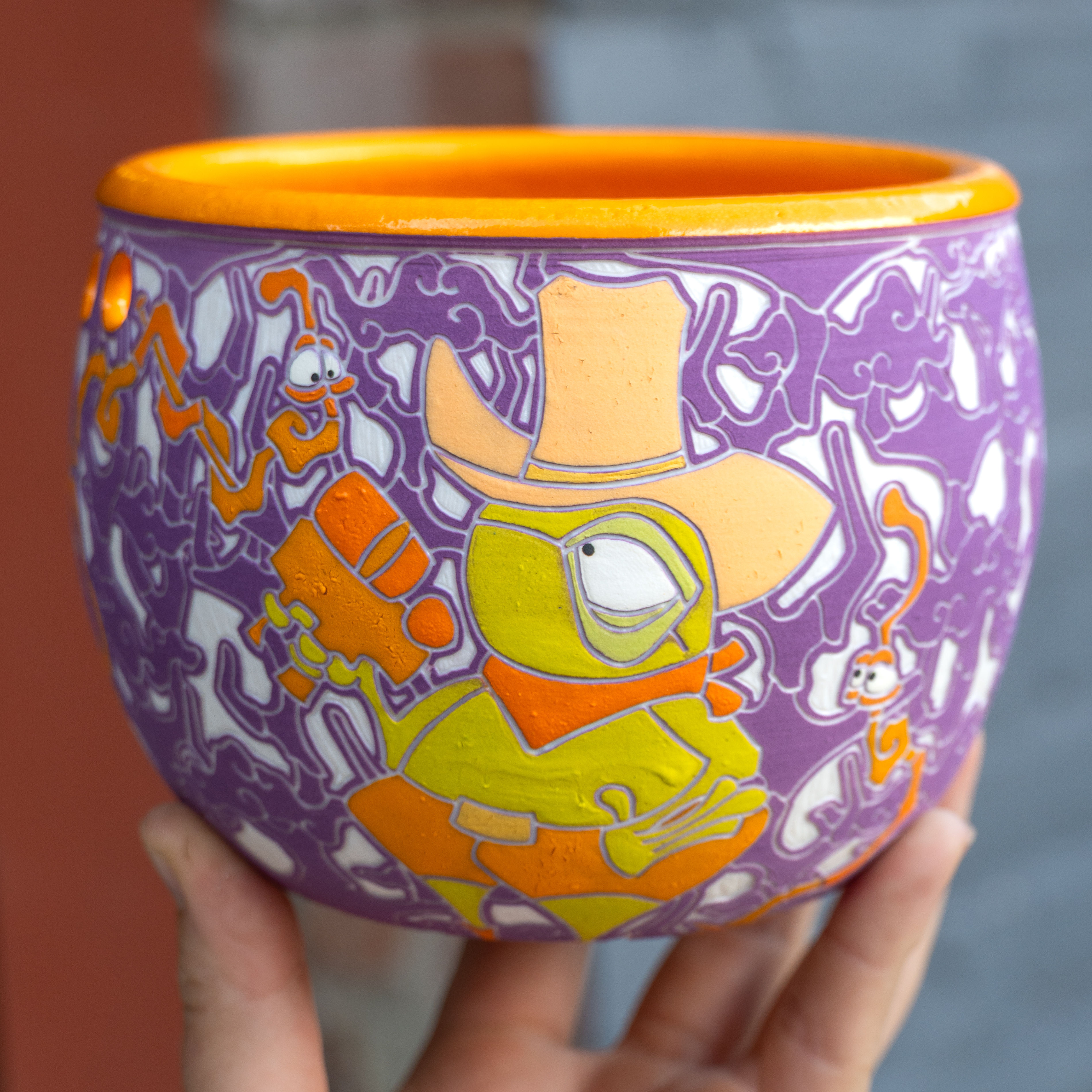 Squatty Cowfolk Frog Bowl