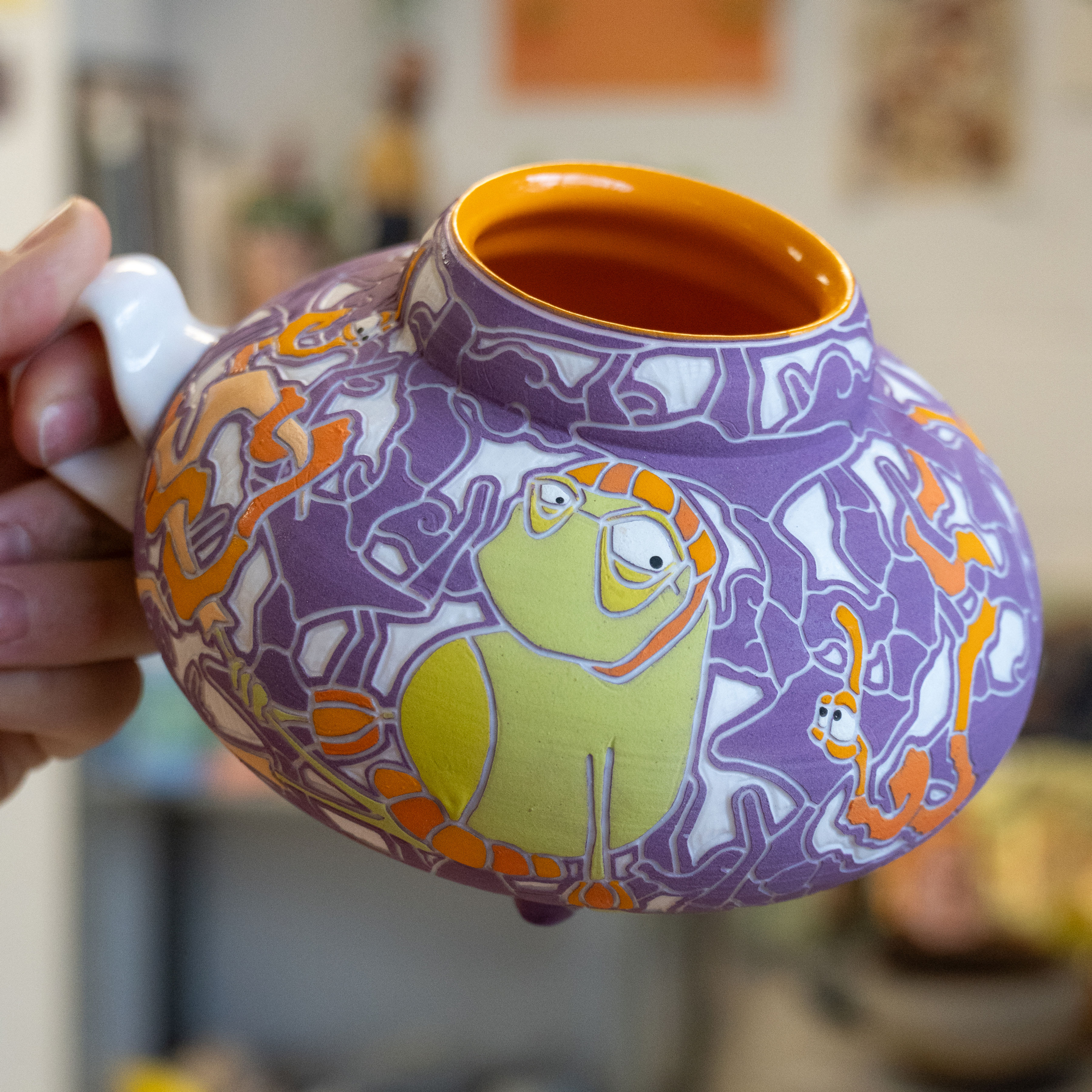 The Frog Who Couldn't Swim Mug