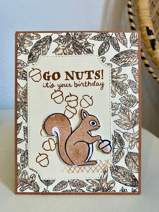 Try the new Stampin' Up! Fluffy Squirrel stamp set. Just as cute as the real thing!