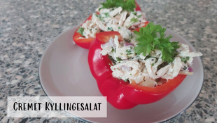 Cremet kyllingesalat