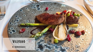 Vildtkød m. Rødvinssauce