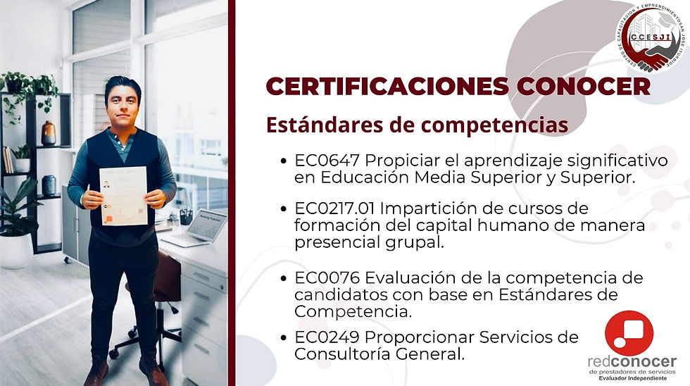 Certificaciones CCESJI