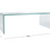 Thumbnail: Clear Tempered Curved Glass Coffee Table