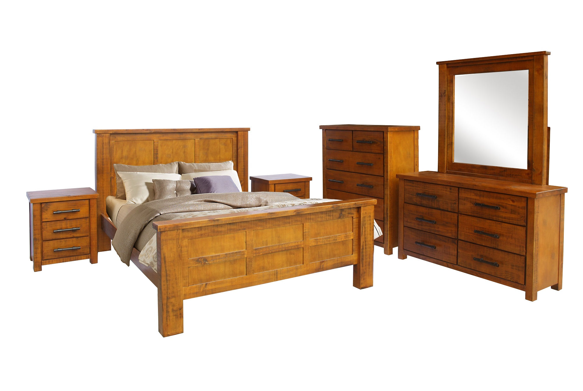 Woodgate Bedroom Set 6Pcs