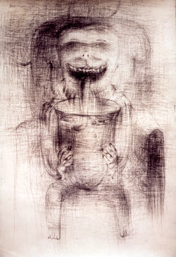 bad tast -1998 종이에 콘테76 x115cm.jpg