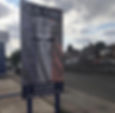 post sign