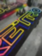 built up rim&return letters 2
