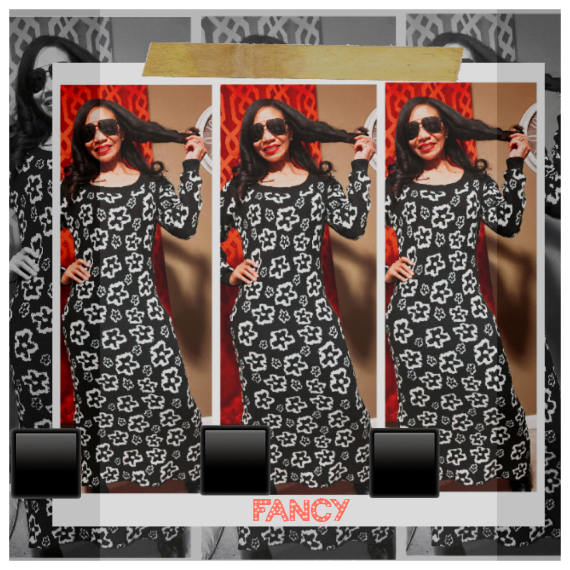 "Did Somebody Say Flowers" Sweater Dress