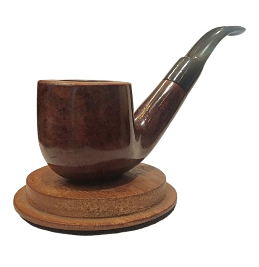 Real Briar Smooth Bent Pot
