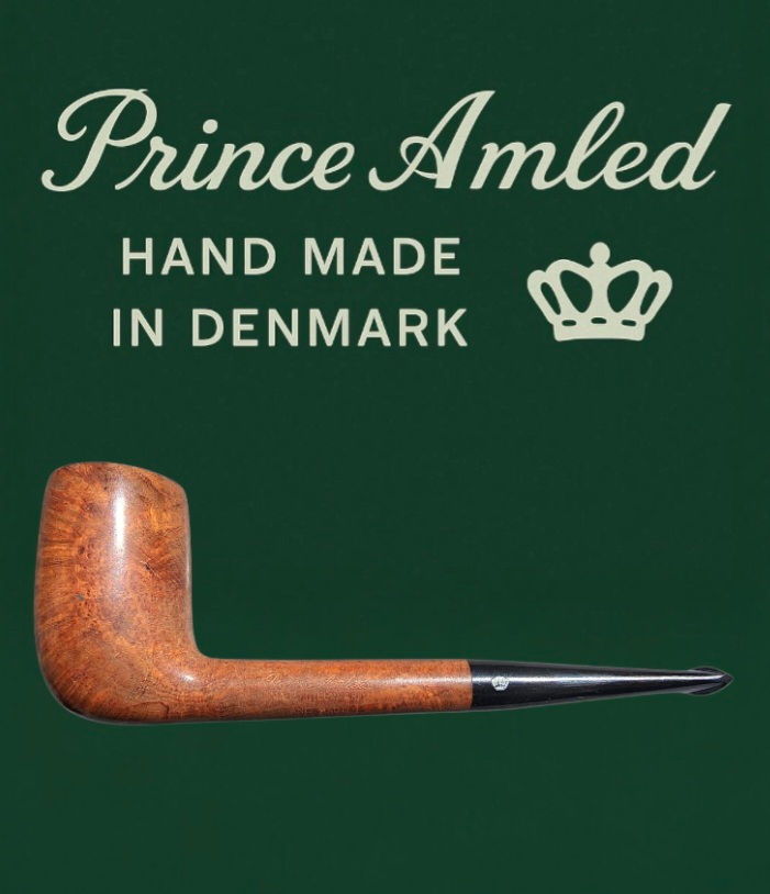 Miniatura: Prince Amled Hand Made 195 Straight Billard (NOS)

