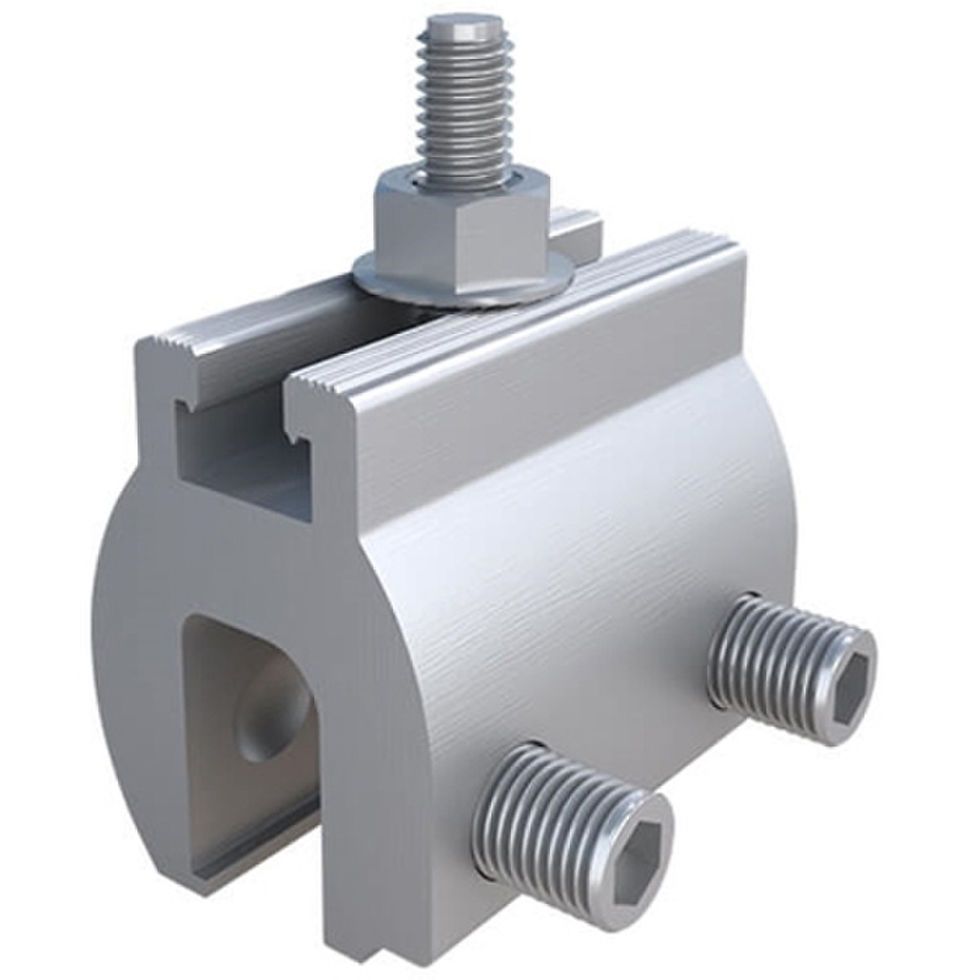 Ironridge QM-LYNX-SS-M1 Lynx Standing Seam Metal Clamp, incl. Clamp to L-Foot HW