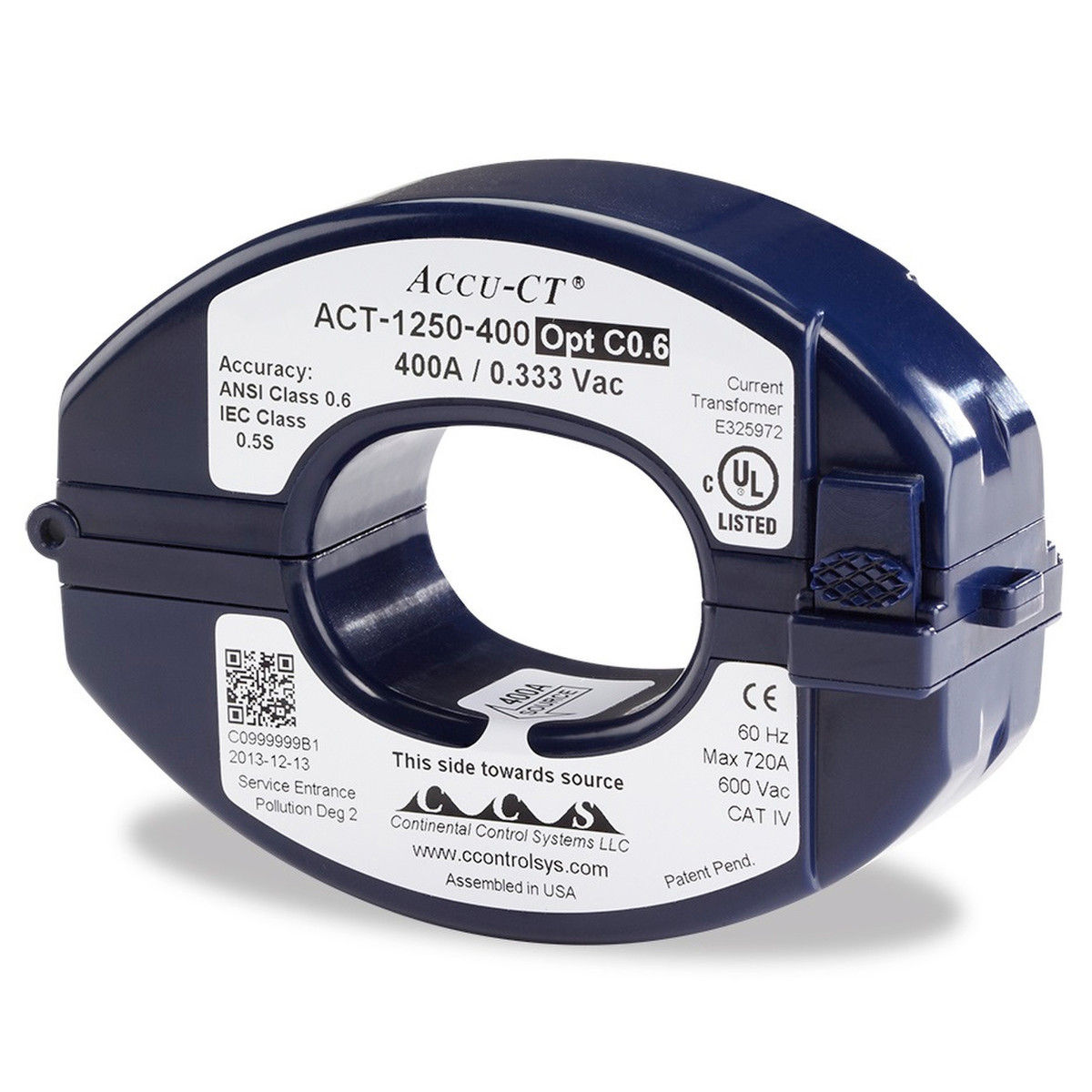 SolarEdge SEACT1250-400NA-1 Current Sensor, Rated for 400 Amps