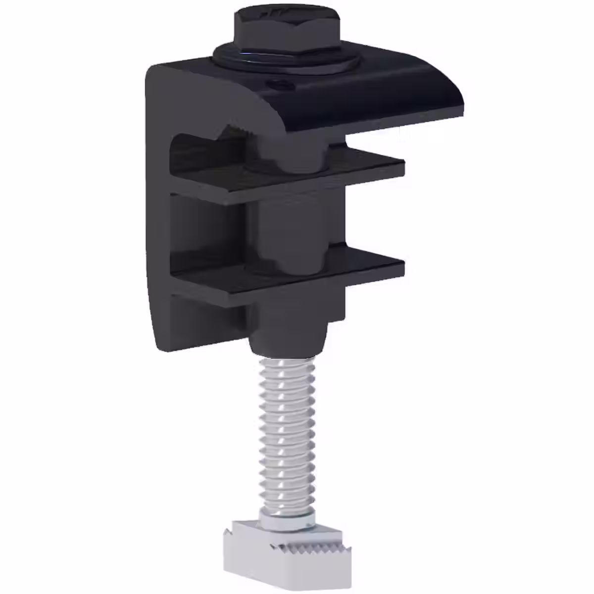 Ironridge UFO-END-01-B1 End Clamp for XR Rails, 30-40MM, Black