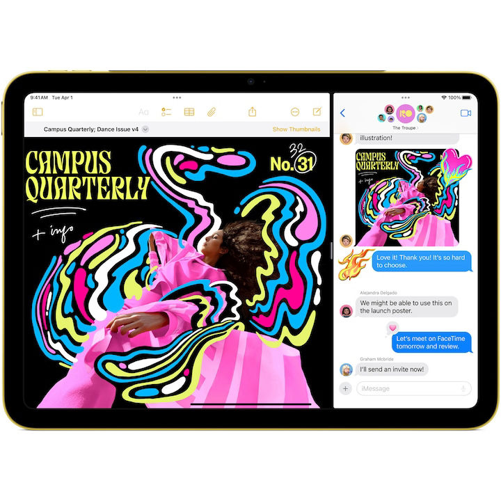 Miniatură: Apple iPad 11, 128GB, Wi-Fi, Silver /RESIGILAT