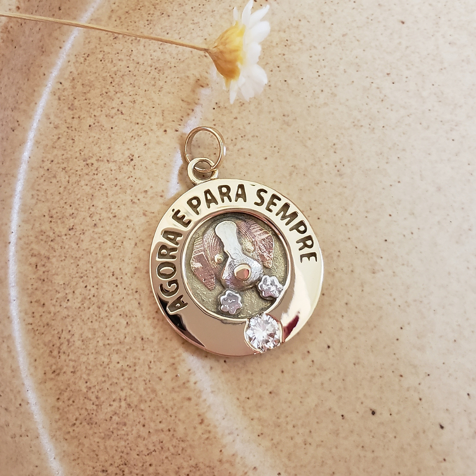 Pingente Cachorro - Medalha Beagle