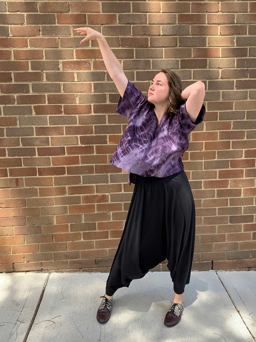 Thumbnail: Shibori Felted Top