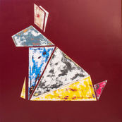 李政勳＿Origami-No.6＿80x80x5-cm.＿Acrylic-on-canvas＿2022.jpg