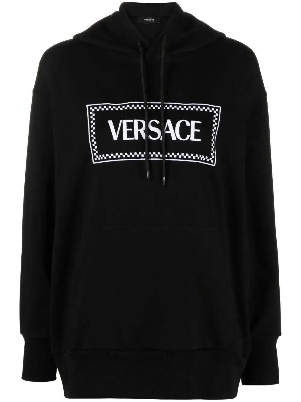 Versace Hoodie With Logo Embroidery