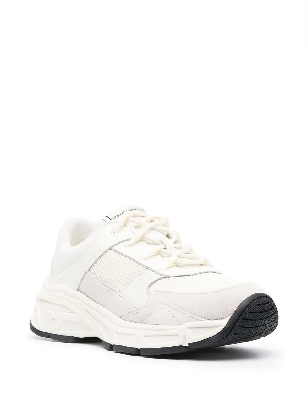 Thumbnail: Emporio Armani Panelled Logo-Patch Sneakers