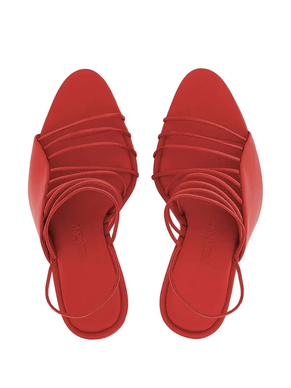 Thumbnail: Ferragamo 105mm Ultra-Fine Straps Sandals