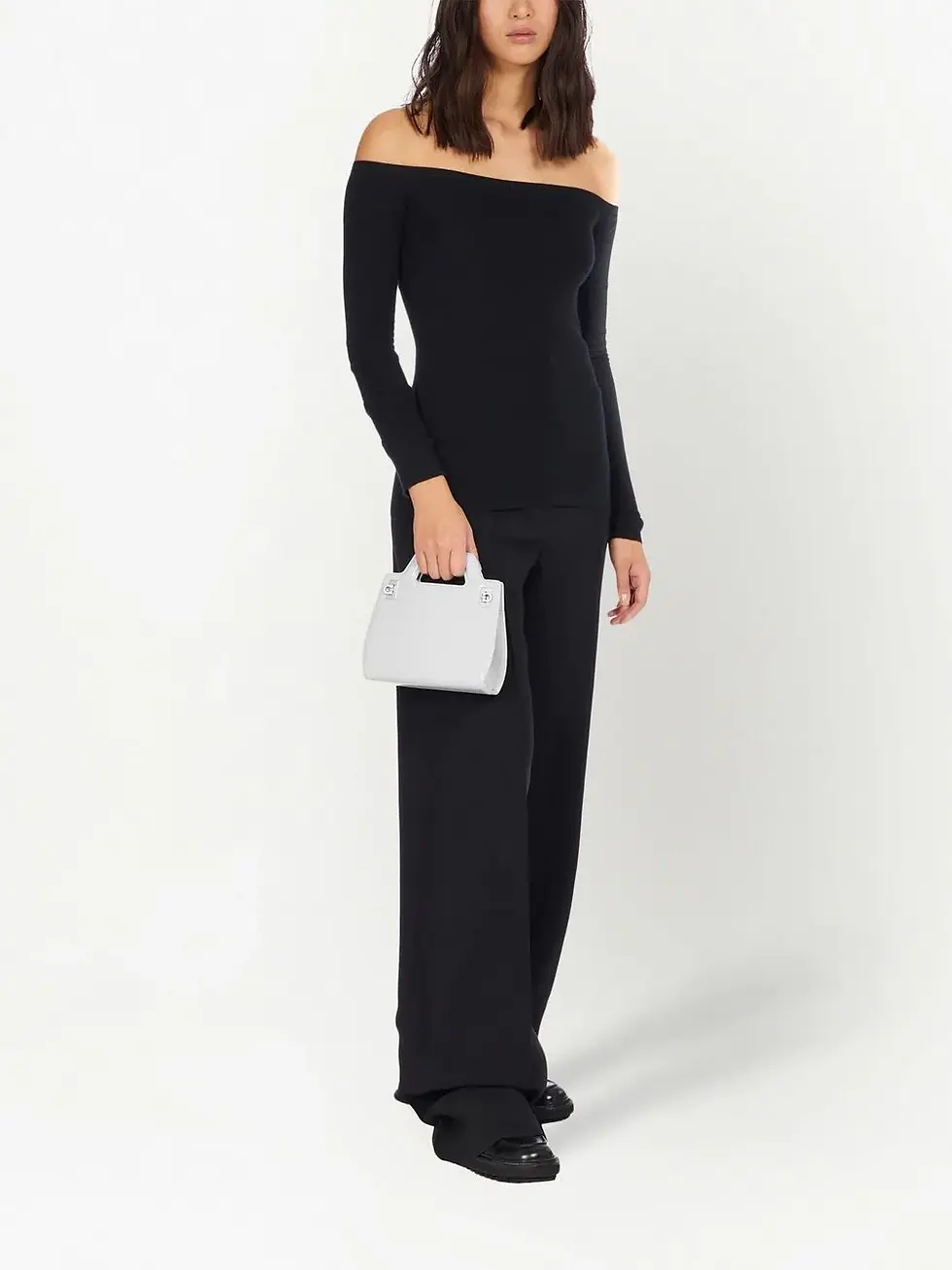 Thumbnail: Ferragamo Top-Handle Leather Mini Bag