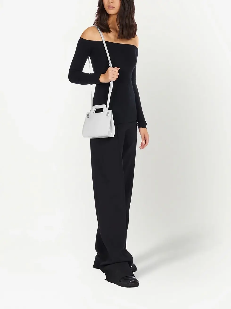 Thumbnail: Ferragamo Top-Handle Leather Mini Bag