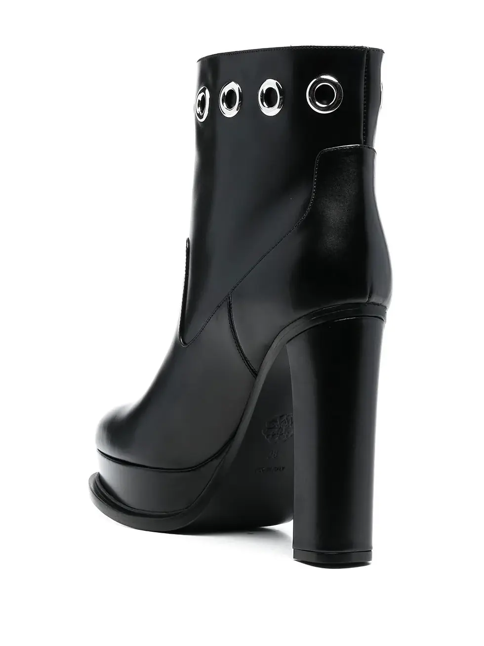 Thumbnail: Alexander McQueen 130mm Platform-Sole Eyelet Boots